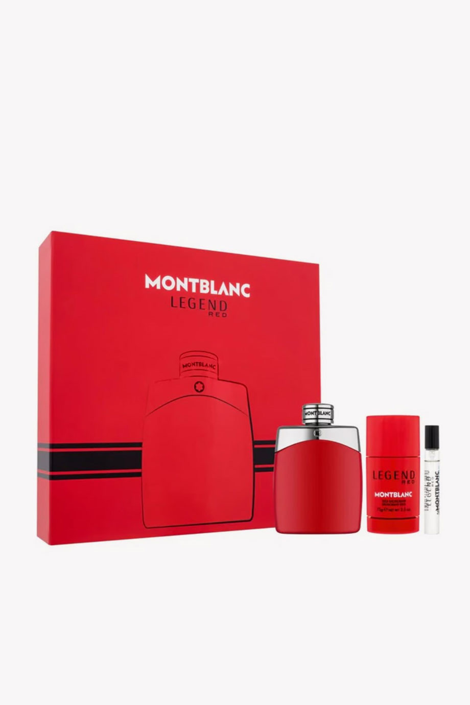 Picture of MONT BLANC LEGEND RED M EDP 100ML +MINI+ S/G  SET