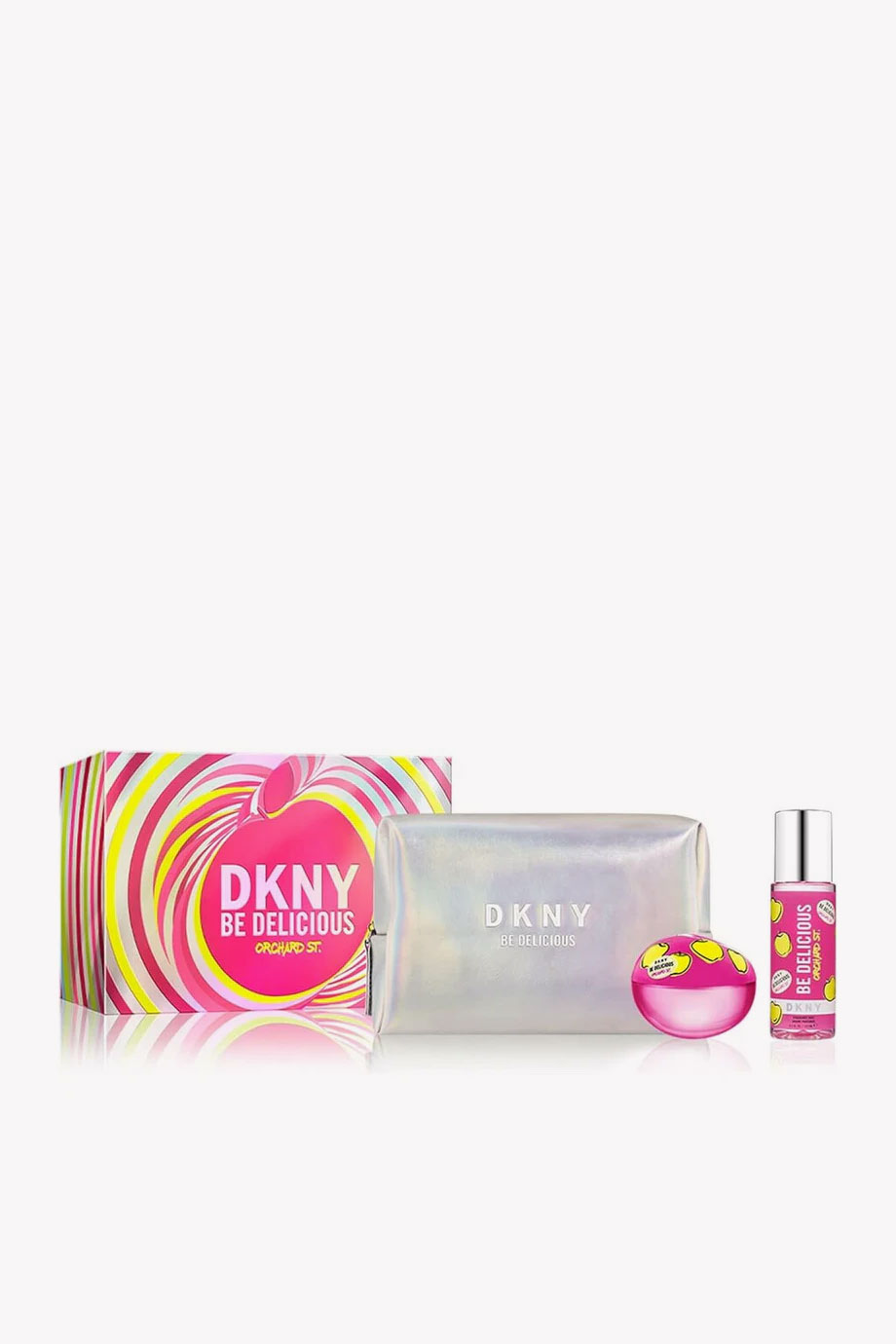 Picture of DKNY BE DELICIOUS ORCHARD ST.WOMEN EAU DE PARFUM 100ML+15ML+M/M125ML POUCH SET