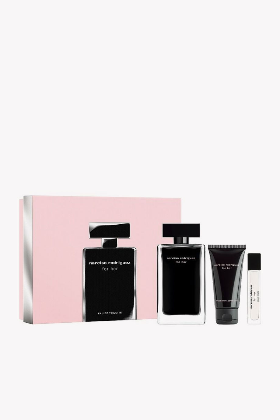 Picture of NARCISO RODRIGUEZ FOR HER EAU DE TOILETTE 100ML+B/L 50ML+15ML MINI SET