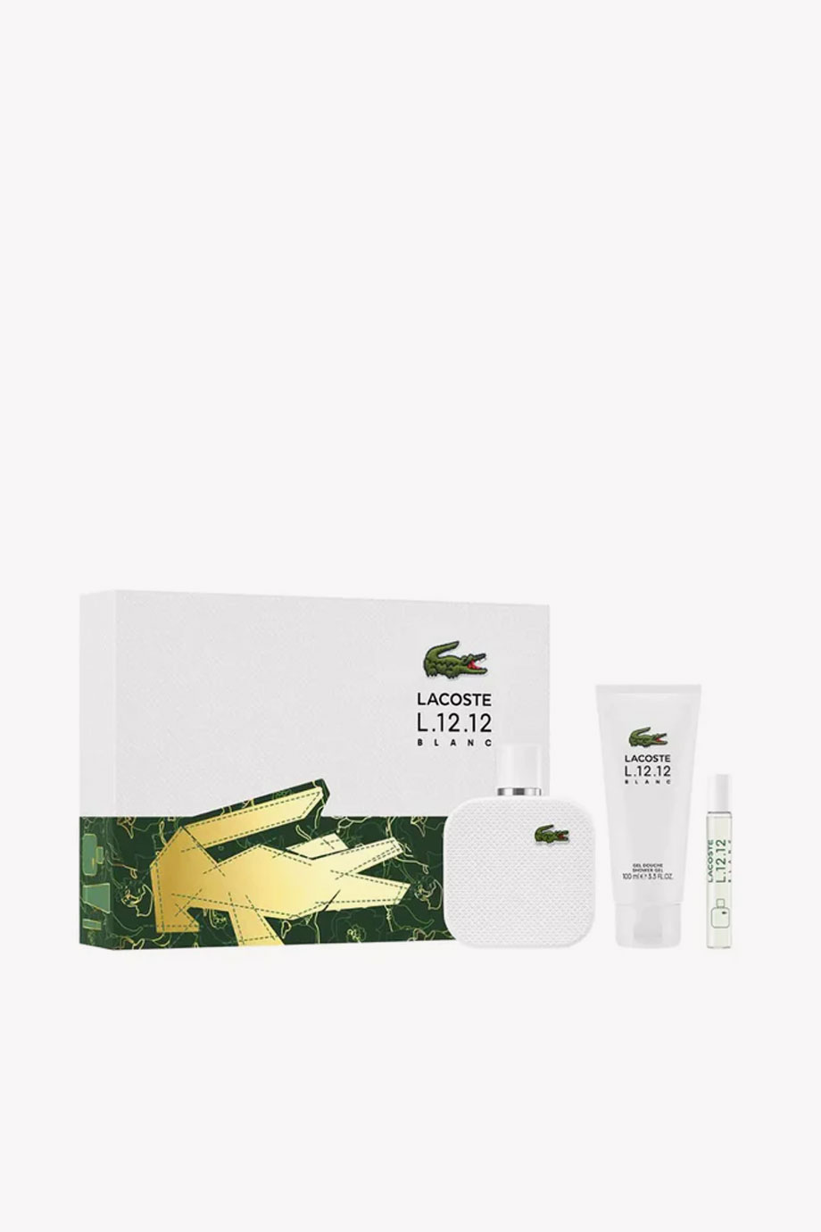 Picture of LACOSTE L.12.12 BLANC EAU DE TOILETTE 100ML+SG100ML+7.5ML SET
