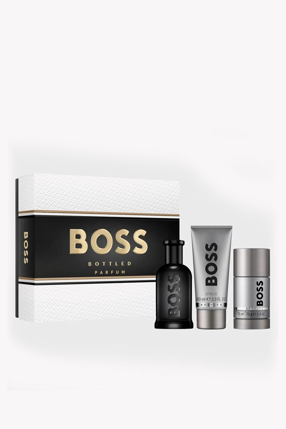 Picture of HUGO BOSS BOTTLED M PARFUM 100ML+S/G+DEO SET