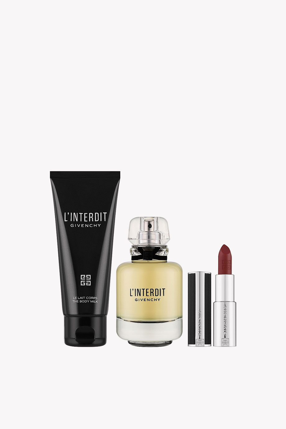 Picture of GIVENCHY L'INTERDIT WOMEN EAU DE PARFUM 80ML+BODY MILK+LIPSTICK SET