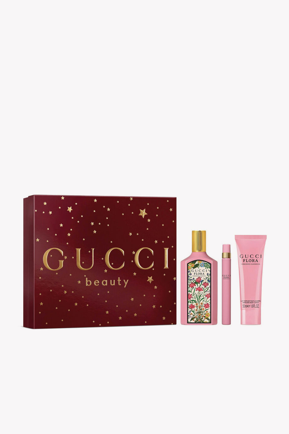 Picture of GUCCI FLORA GORGEOUS GARDENIA WOMEN EAU DE PARFUME 100ML+10 ML+BL SET