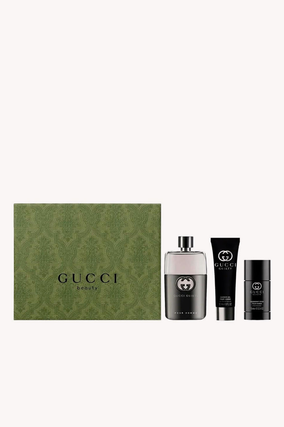 Picture of GUCCI GUILTY MEN EAU DE TOILETTE 90ML+DEODORANT STICK 75ML+ SHOWER GEL 50ML SET
